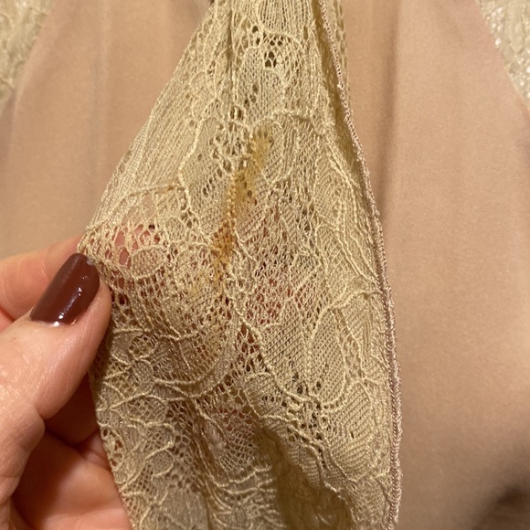 Haute Hippie Nude Neck Tie Blouse - Picture 6 of 8